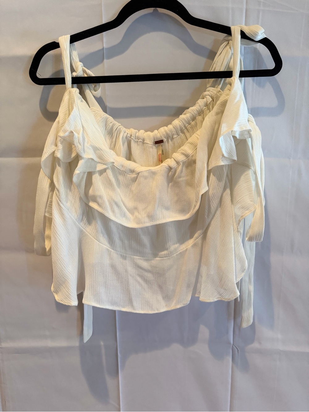 Free People ruffled top